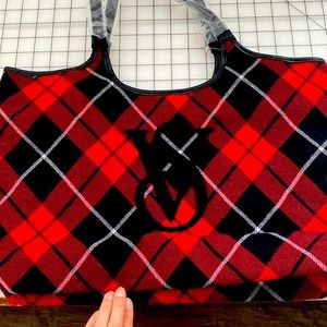 Victoria Secret Buffalo Plaid Bag